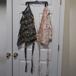 Handmade Print Aprons (Qty: 2)